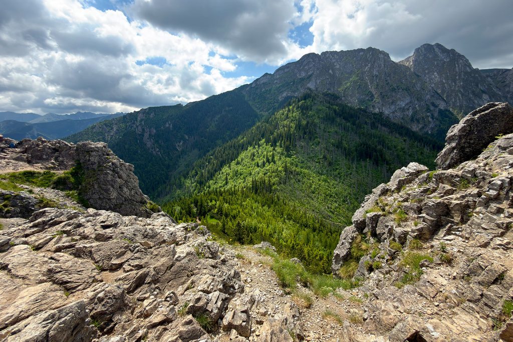 Tatry widok na Giewont