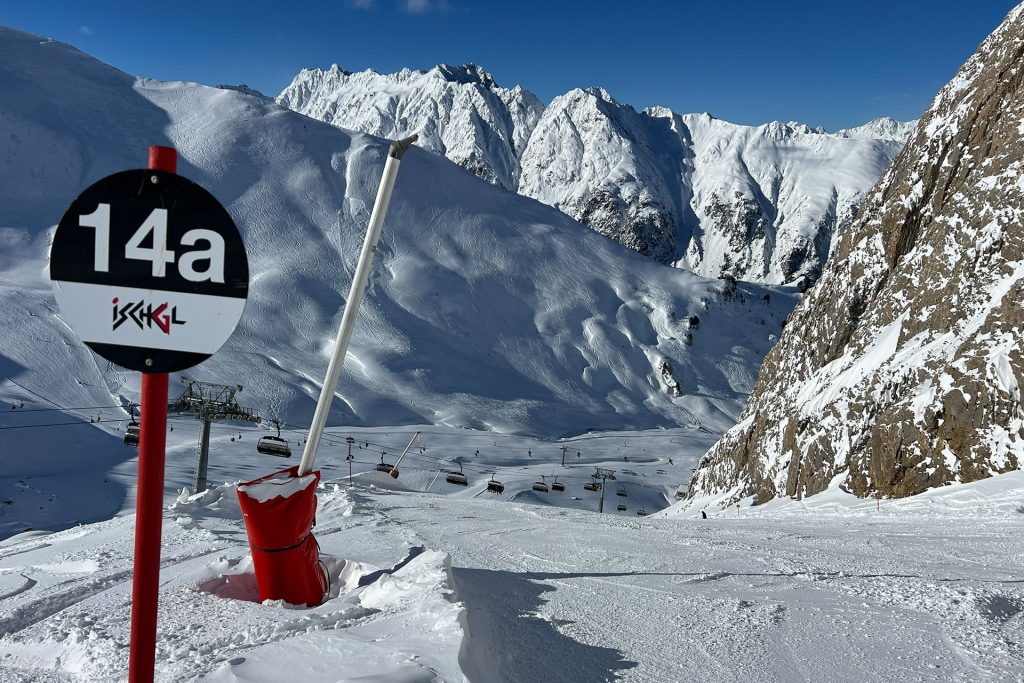 Ischgl - czarna narciarska trasa 14a