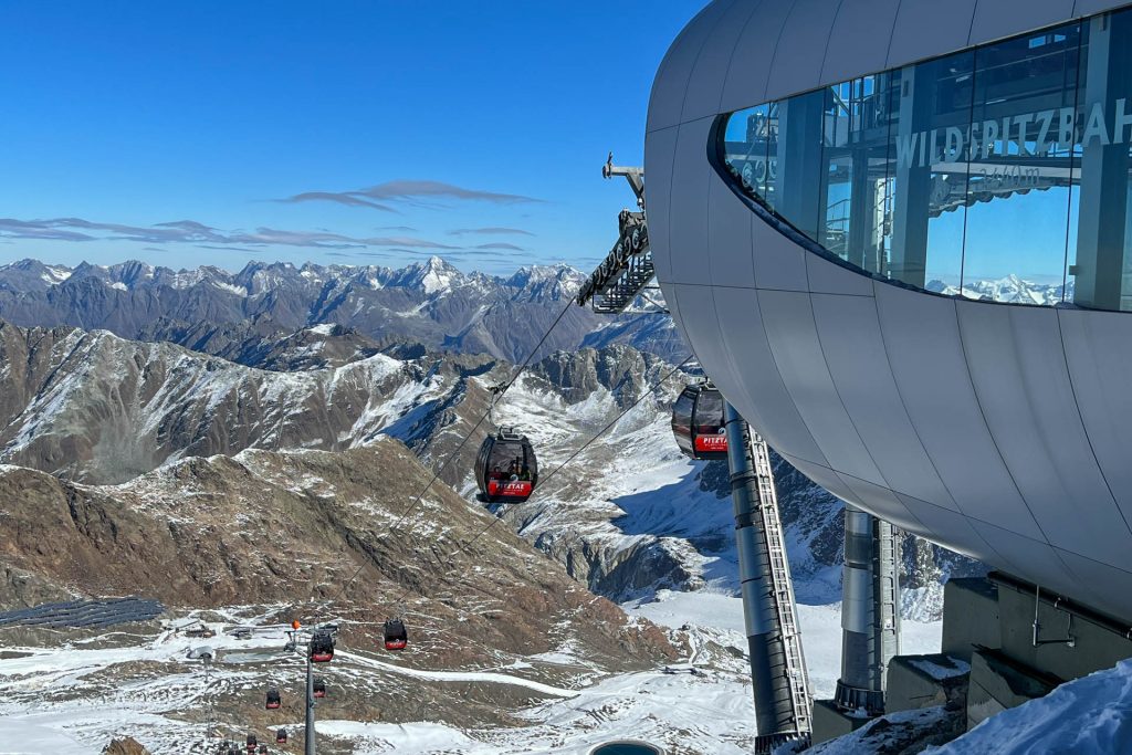 Lodowiec Pitztal w Austrii
