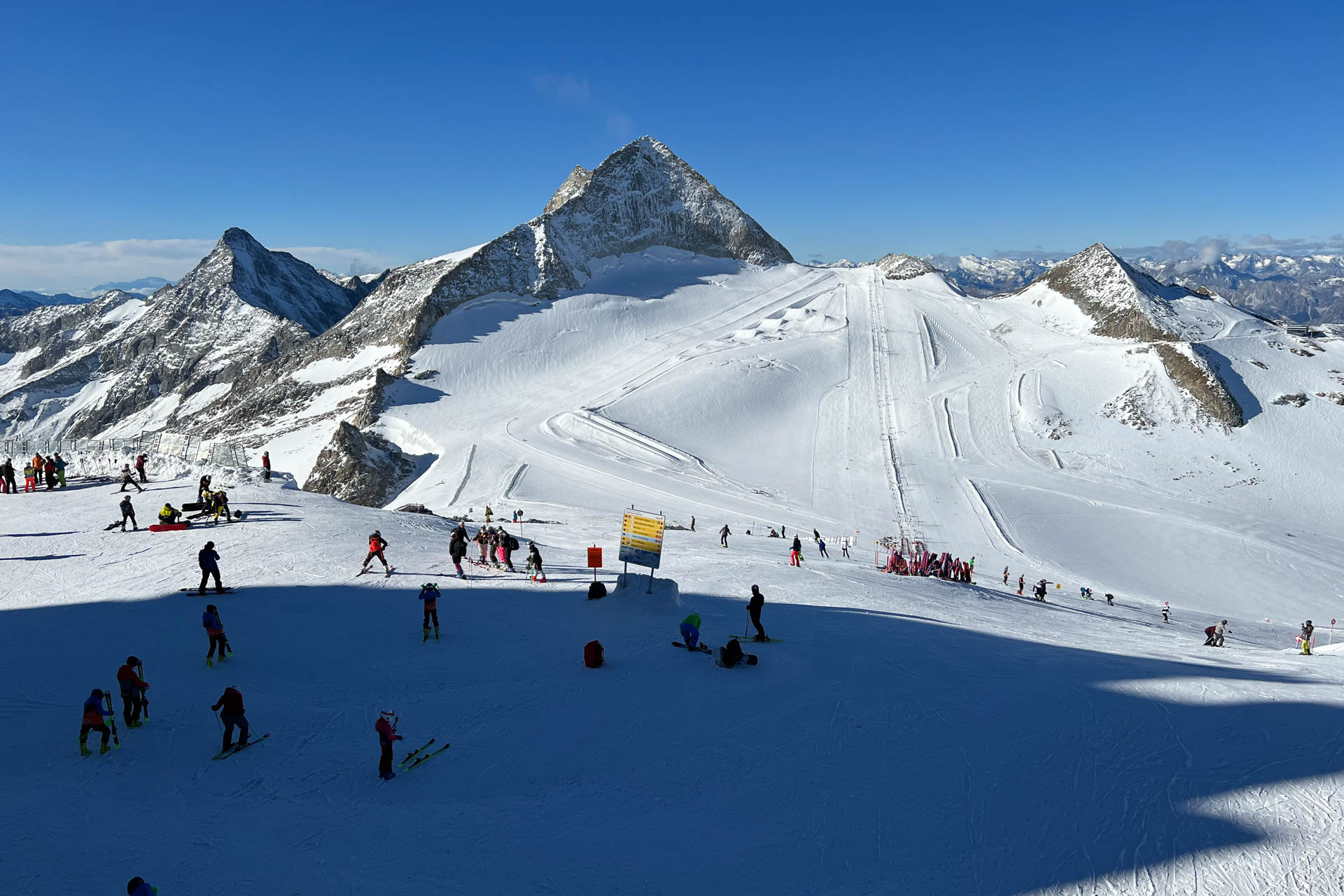 Lodowiec Hintertux w Austrii