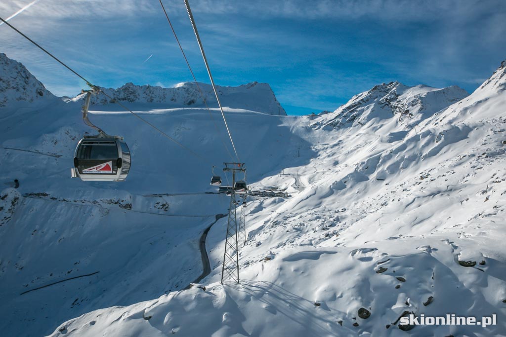 Lodowiec w Soelden